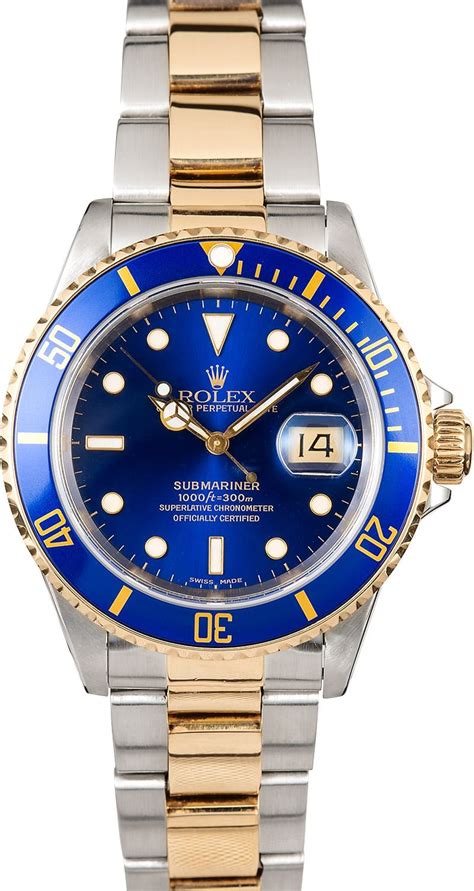 fake rolex submariner blue and gold|how to tell if a rolex is real.